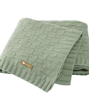 Manta Tricot Bebê Blanket Verde