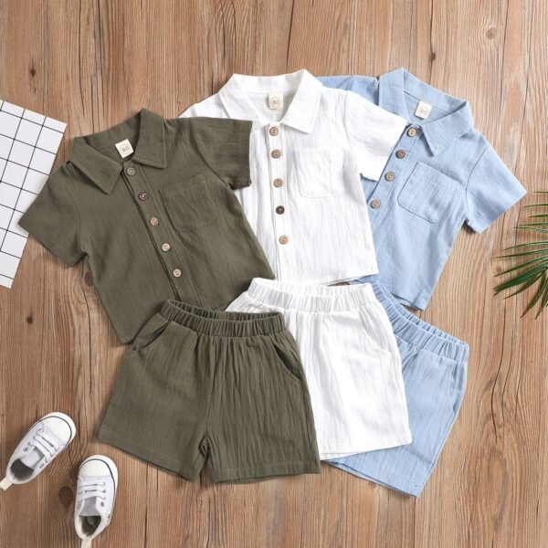 Conjunto Bebê Camisa e Bermuda