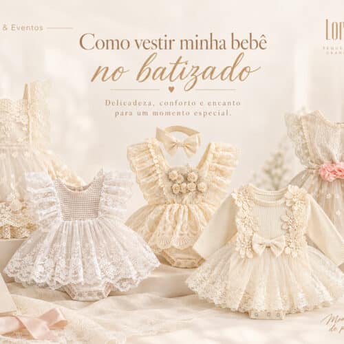 Como escolher o vestido de batizado da bebê: guia completo